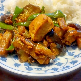 鶏と夏野菜のドライカレー